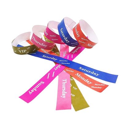 Usuário final alvo Convidado/VIP/Vendedor/Admissão Pulseira impermeável conveniente para evento
