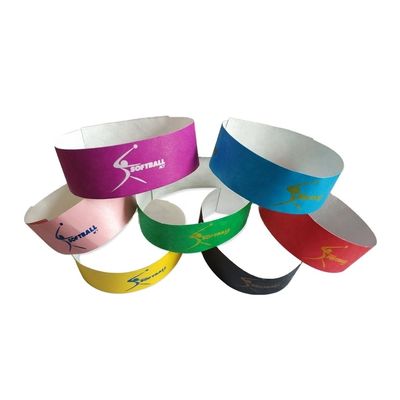 Pulseira impermeável Tyvek personalizada para evento festa festival e casamento OEM personalizado