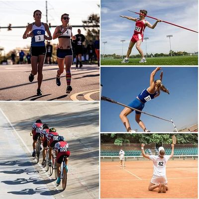 DDJOY Corrida de corrida de bicos Grandes números e pinos de segurança incluídos para eventos de corrida de maratona