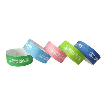 Impressão a cores para gráficos 1 Papel Dupont a cores/Tyvek Pulseira de admissão a reuniões