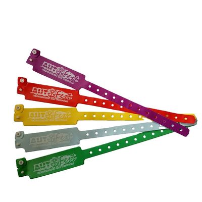 Cenários de uso ilimitados Pulseira personalizável com logotipo personalizado 250 * 25mm / 250 * 16mm