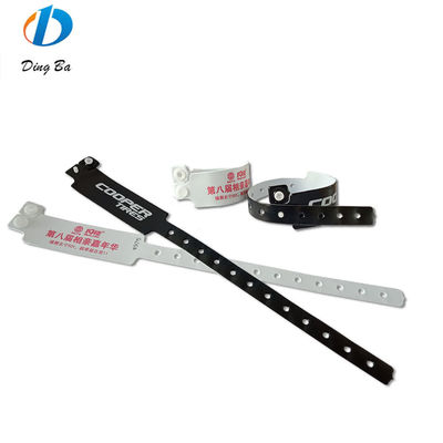 Cenários de uso ilimitados Pulseira personalizável com logotipo personalizado 250 * 25mm / 250 * 16mm