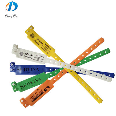 Cenários de uso ilimitados Pulseira personalizável com logotipo personalizado 250 * 25mm / 250 * 16mm