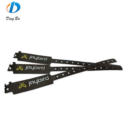 Cenários de uso ilimitados Pulseira personalizável com logotipo personalizado 250 * 25mm / 250 * 16mm