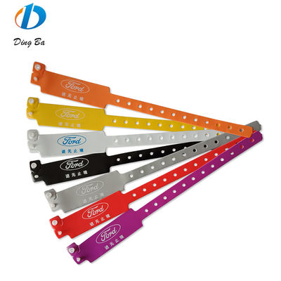 Cenários de uso ilimitados Pulseira personalizável com logotipo personalizado 250 * 25mm / 250 * 16mm