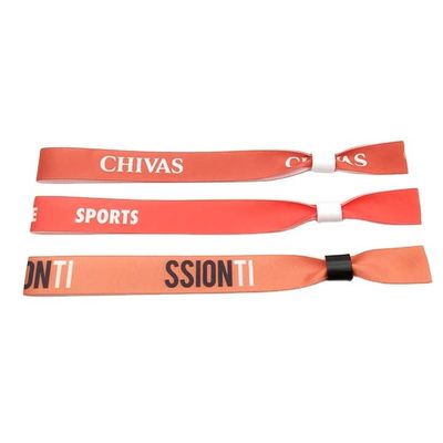 Pulseira RFID descartável de poliéster / fita para eventos de festas de festas personalizadas 13,56 MHZ