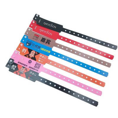 Provisões para festas de um só dia Pulseira de identificação numerada impermeável para eventos
