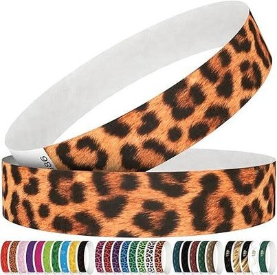 Logotipo personalizado Pulseiras de papel resistentes a lágrimas para concertos e festas