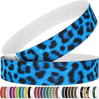 Logotipo personalizado Pulseiras de papel resistentes a lágrimas para concertos e festas