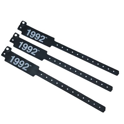 Pulseiras de pulseira de moda para eventos e festivais em PVC/Vinil azul