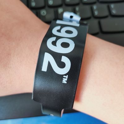 Pulseiras de pulseira de moda para eventos e festivais em PVC/Vinil azul