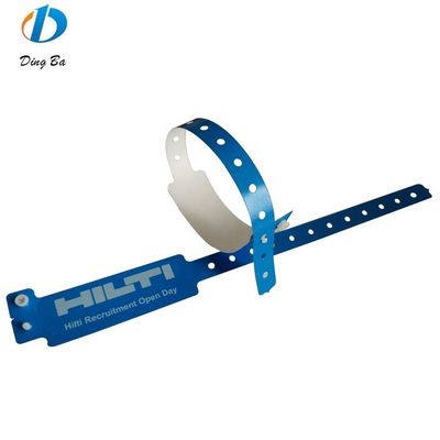 Banda de pulso de identificação de bilhete pulseira de plástico à prova d'água pulseira de identificação por menos de 1
