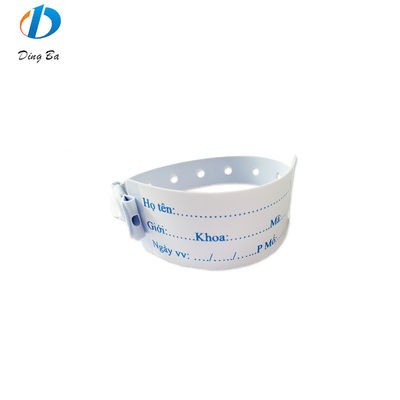 Identificação do hospital de PVC RFID de pulseira de bebê sem esforço para identificação do paciente