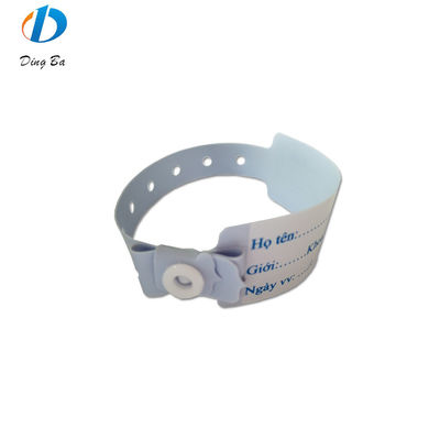 Identificação do hospital de PVC RFID de pulseira de bebê sem esforço para identificação do paciente