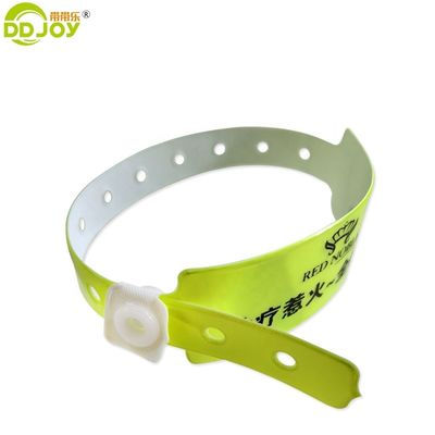 Logotipo personalizado aceito Pulseira de plástico Pulseiras de PVC para evento de música masculina