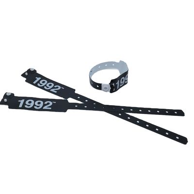 Logotipo personalizado Pulseiras de pulseira PVC/Vinil para eventos Festival 250*25mm/250*16mm