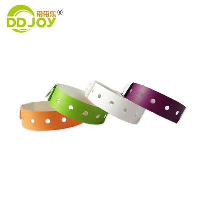 Pulseira de papel composto à prova d'água para festas e eventos na piscina