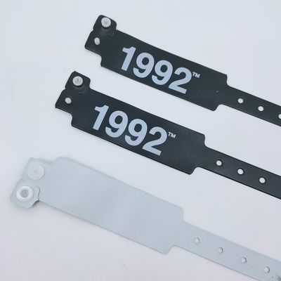 Logotipo personalizado Pulseiras de pulseira PVC/Vinil para eventos Festival 250*25mm/250*16mm
