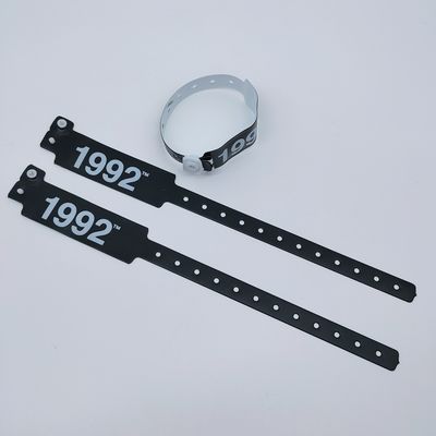 Logotipo personalizado Pulseiras de pulseira PVC/Vinil para eventos Festival 250*25mm/250*16mm