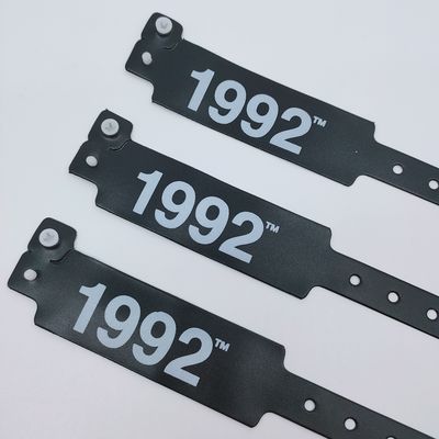 Logotipo personalizado Pulseiras de pulseira PVC/Vinil para eventos Festival 250*25mm/250*16mm