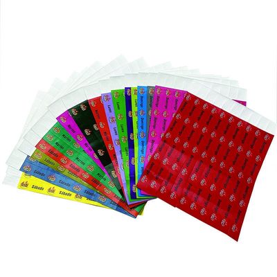 Pulseira Tyvek descartável para eventos Código QR personalizado Impressão de cor vermelha à prova d'água