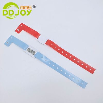 Pulseiras de plástico para ocasiões médicas