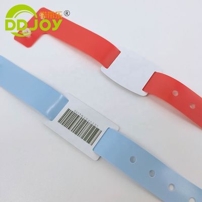 Pulseiras de plástico para ocasiões médicas