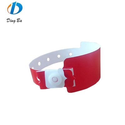 Logotipo personalizado Pulseiras de plástico Amarelo colorido Vermelho Branco Azul Pulseira composta