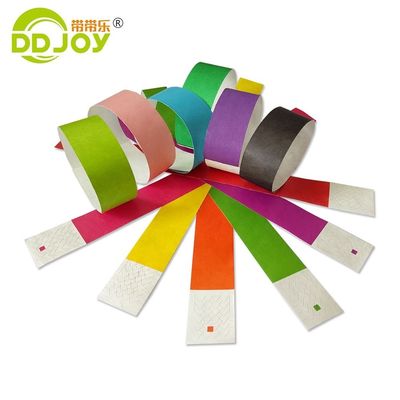 Impressão de seda, revestimento de cores 100PCS Pulseiras de papel TWR25 para eventos e festivais personalizados