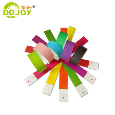 Impressão de seda, revestimento de cores 100PCS Pulseiras de papel TWR25 para eventos e festivais personalizados