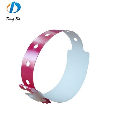 Logotipo personalizado Pulseiras de plástico Amarelo colorido Vermelho Branco Azul Pulseira composta
