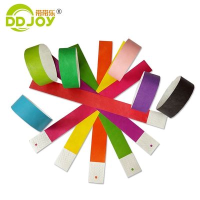 Impressão de seda, revestimento de cores 100PCS Pulseiras de papel TWR25 para eventos e festivais personalizados