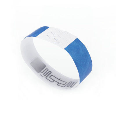 Logotipo personalizado impresso Tyvek RFID pulseiras com função NFC A escolha final do varejista