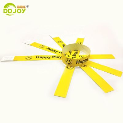 Faixa de pulso adesiva de tipo religioso para pulseira de papel Dupont impermeável