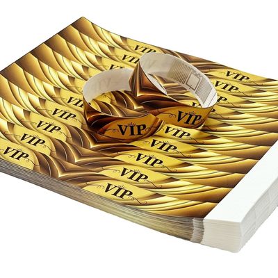 Escolha do varejista Logotipo personalizado Tyvek RFID NFC Sticker Pulseira para Eventos