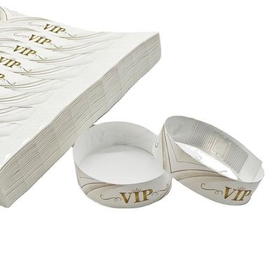 OEM Logotipo personalizado de identificação RFID autocolante para Papel tiráveis Tyvek pulseiras