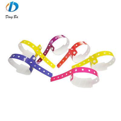 Main Stone Plastic Synthetic Paper Bracelet em Violeta para Eventos Personalizados Festival