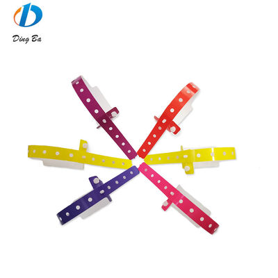 Main Stone Plastic Synthetic Paper Bracelet em Violeta para Eventos Personalizados Festival