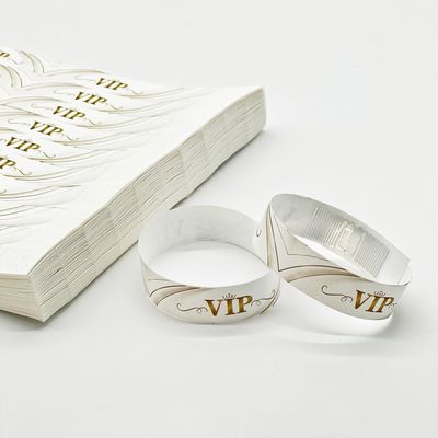 Produtos de festa de evento Pulseira de papel à prova d'água com função NFC e RFID