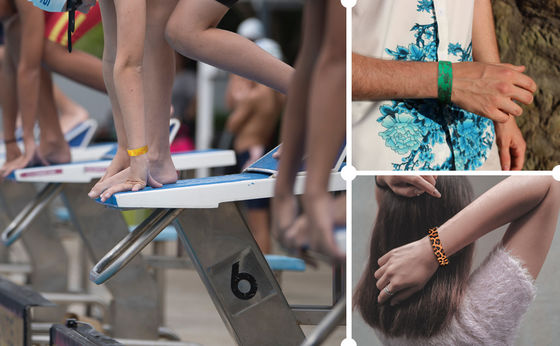 Logotipo personalizado Pulseira impressa Papel à prova d'água Pulseiras Tyvek para Eventos