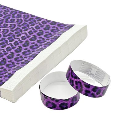 Papel impermeável personalizado Tyvek RFID pulseiras Função NFC Incluído
