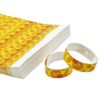 Papel impermeável personalizado Tyvek RFID pulseiras Função NFC Incluído