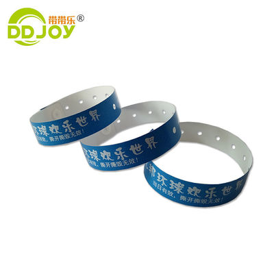 Material composto pulseiras de identificação personalizadas impermeável L forma pulseira PE para eventos festa