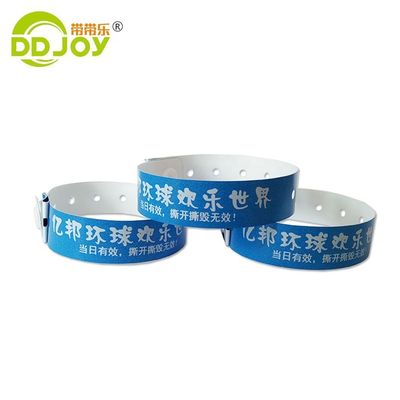 Material composto pulseiras de identificação personalizadas impermeável L forma pulseira PE para eventos festa