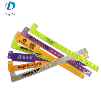 250*25mm/250*16mm Vinil Vermelho PVC Pulseira Pulseiras Deverão Ter para Entrada VIP Pass