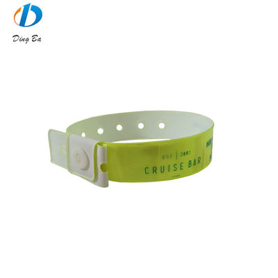 250*25mm/250*16mm Vinil Vermelho PVC Pulseira Pulseiras Deverão Ter para Entrada VIP Pass
