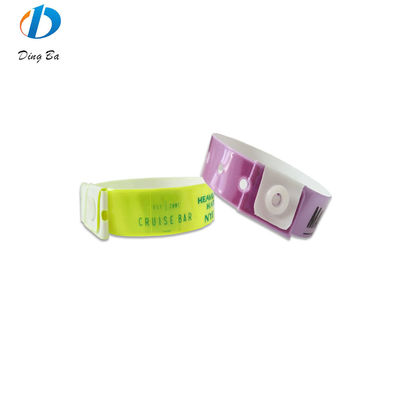 250*25mm/250*16mm Vinil Vermelho PVC Pulseira Pulseiras Deverão Ter para Entrada VIP Pass