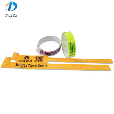 250*25mm/250*16mm Vinil Vermelho PVC Pulseira Pulseiras Deverão Ter para Entrada VIP Pass