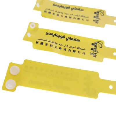 250*25 Bracelete de vinil impermeável de PVC macio Pulseira de identificação para ocasião de clube