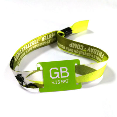 Pulseiras de papel de impressão térmica RFID de tamanho personalizado para reconhecimento de chips médicos